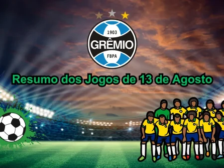 Resumo dos Jogos de 13 de Agosto